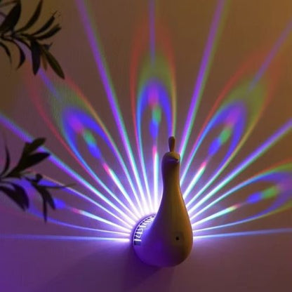 Luz de ambiente - Radiant Peacock Wall Light